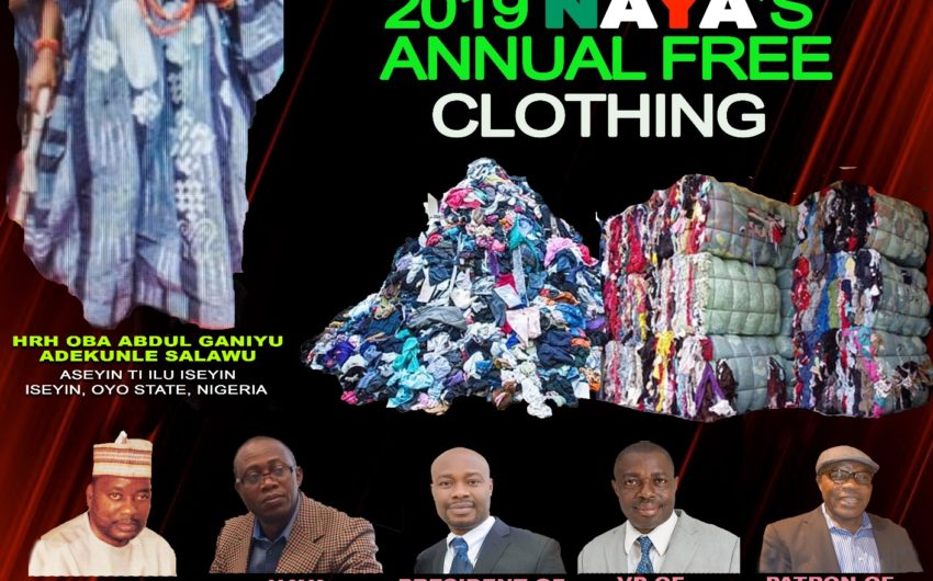 2019 ANNUAL CLOTHING DONATION